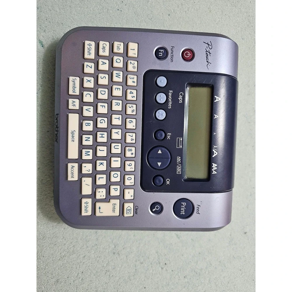 Brother P-Touch PT-1280 Label Maker Handheld Electronic Labeling System Gray